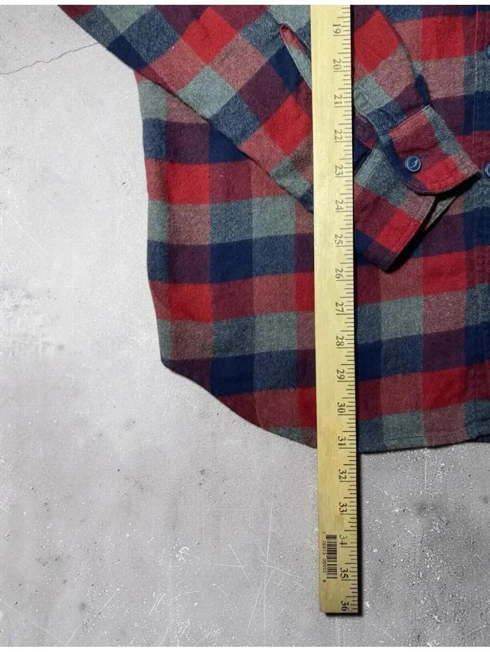 J. Crew Mens Flannel Shirt L Regular Plaid Red Navy Green Cotton Casual Pocket
